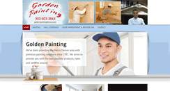 Desktop Screenshot of goldenpaintingco.com